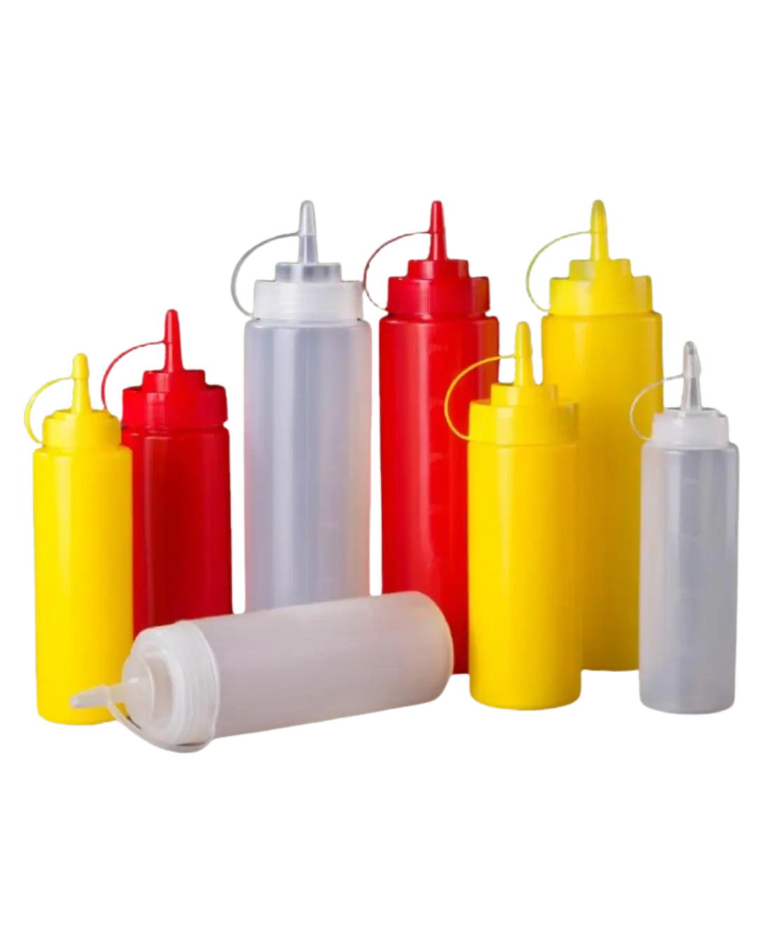 Botol Mayonaise Putih 800ml Dispenser Dapur Kapasitas Besar | Mutu SBD-800W - 4394
