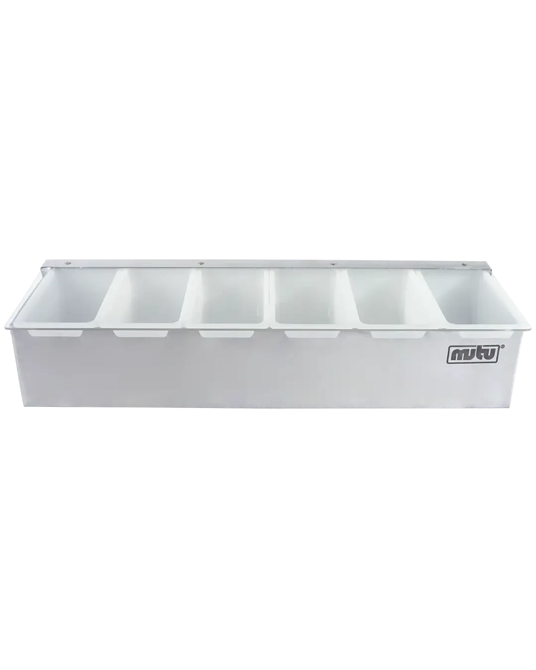 Food Container Stainless 6 Kompartemen Tutup Transparan Dapur Condiment Holder | Mutu CMH-6 - 4504
