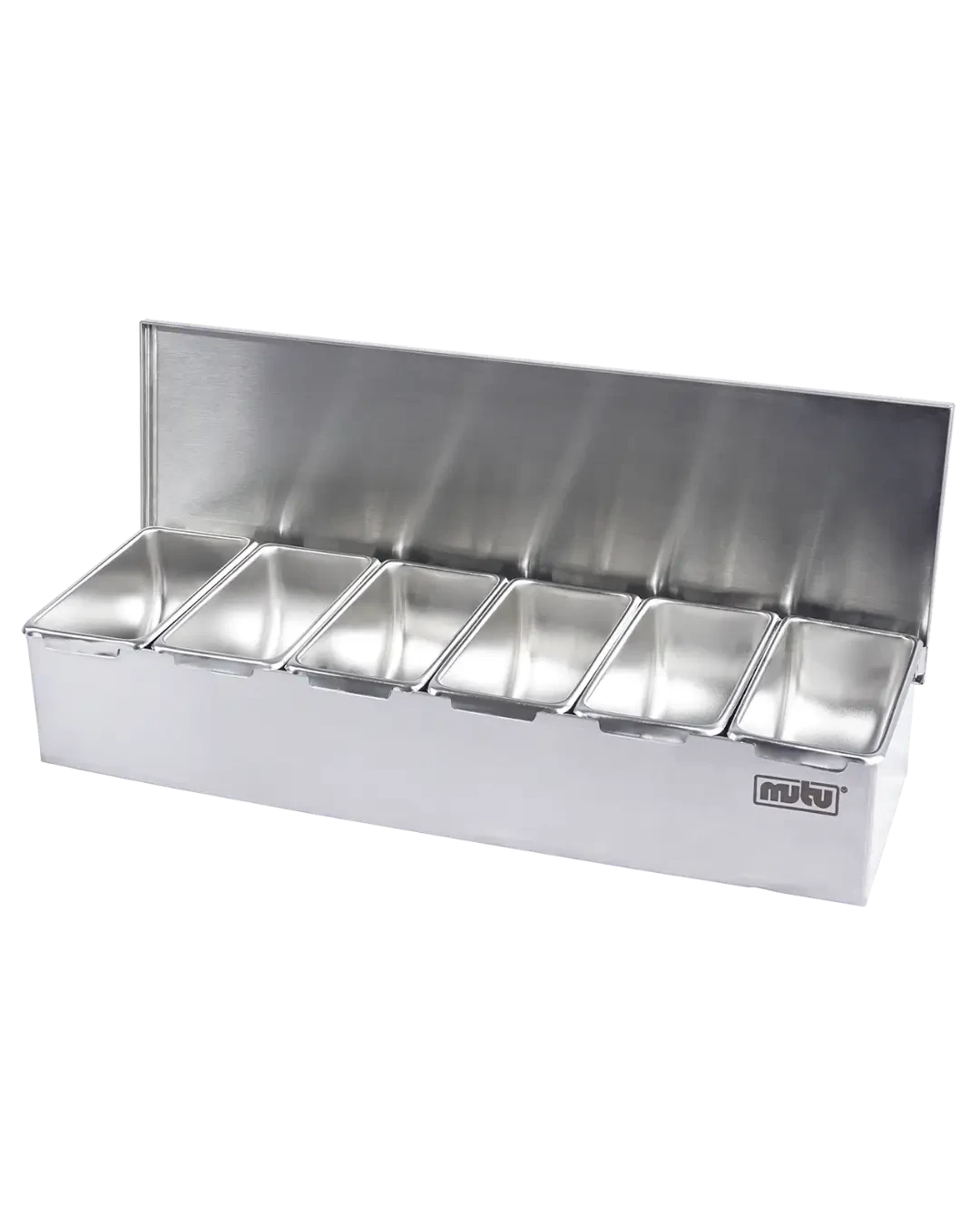 Food Container Stainless Steel Counter Bumbu Condiment Holder Bumbu | Mutu CMH-6S - 4519