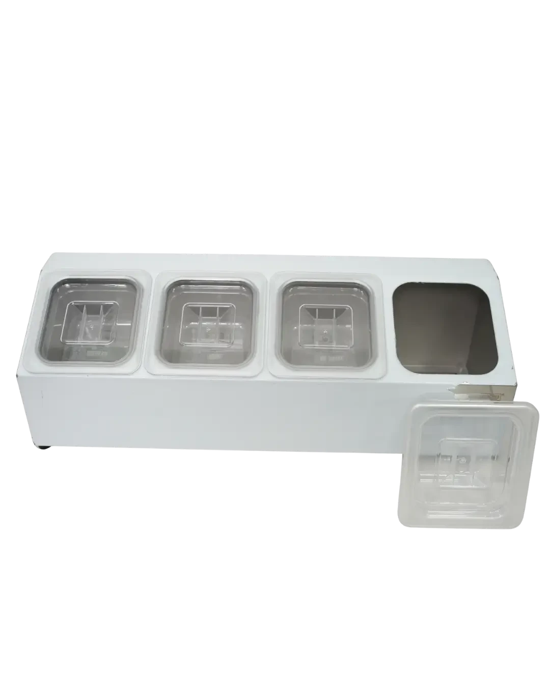 Food Prep Tray Stainless 4 Kompartemen Insert PC Counter Dapur | Mutu CMD-4PC - 5686