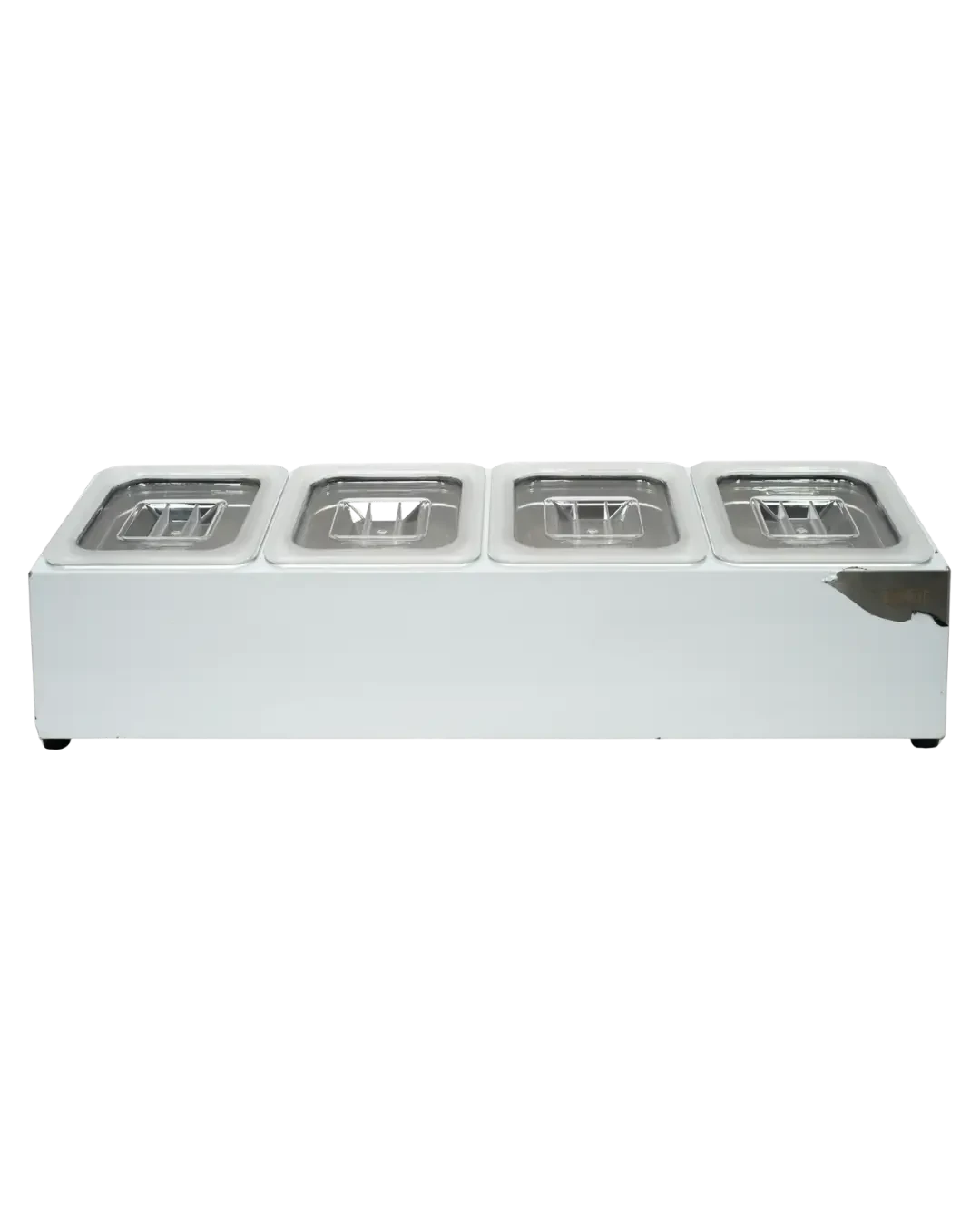 Food Prep Tray Stainless 4 Kompartemen Insert PC Counter Dapur | Mutu CMD-4PC - 5689