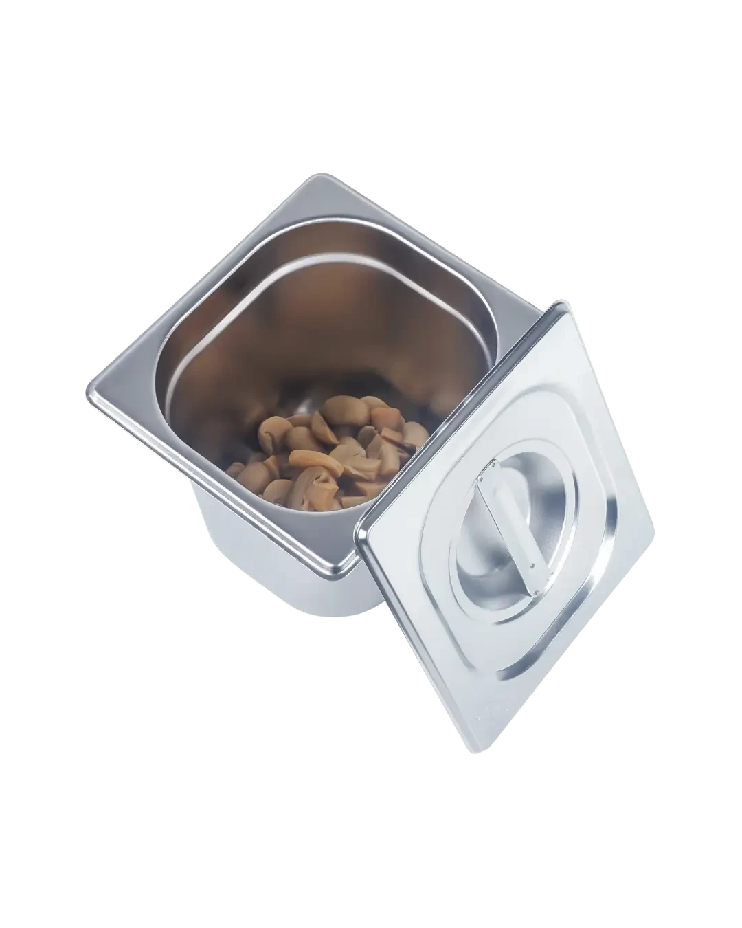 Ingredient Bin Stainless 3 Kompartemen Food Pan Set Wadah Condiment Dispenser Bumbu Dapur | Mutu CMD-3 - 4463