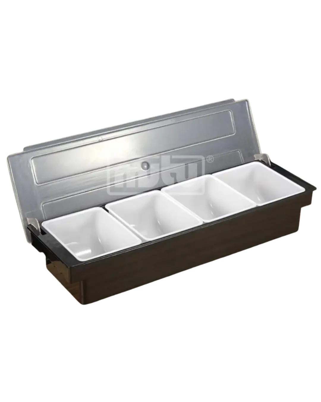 Ingredient Organizer Plastik 4 Sekat Bumbu Dapur Praktis | Mutu CMH-4PC - 4525