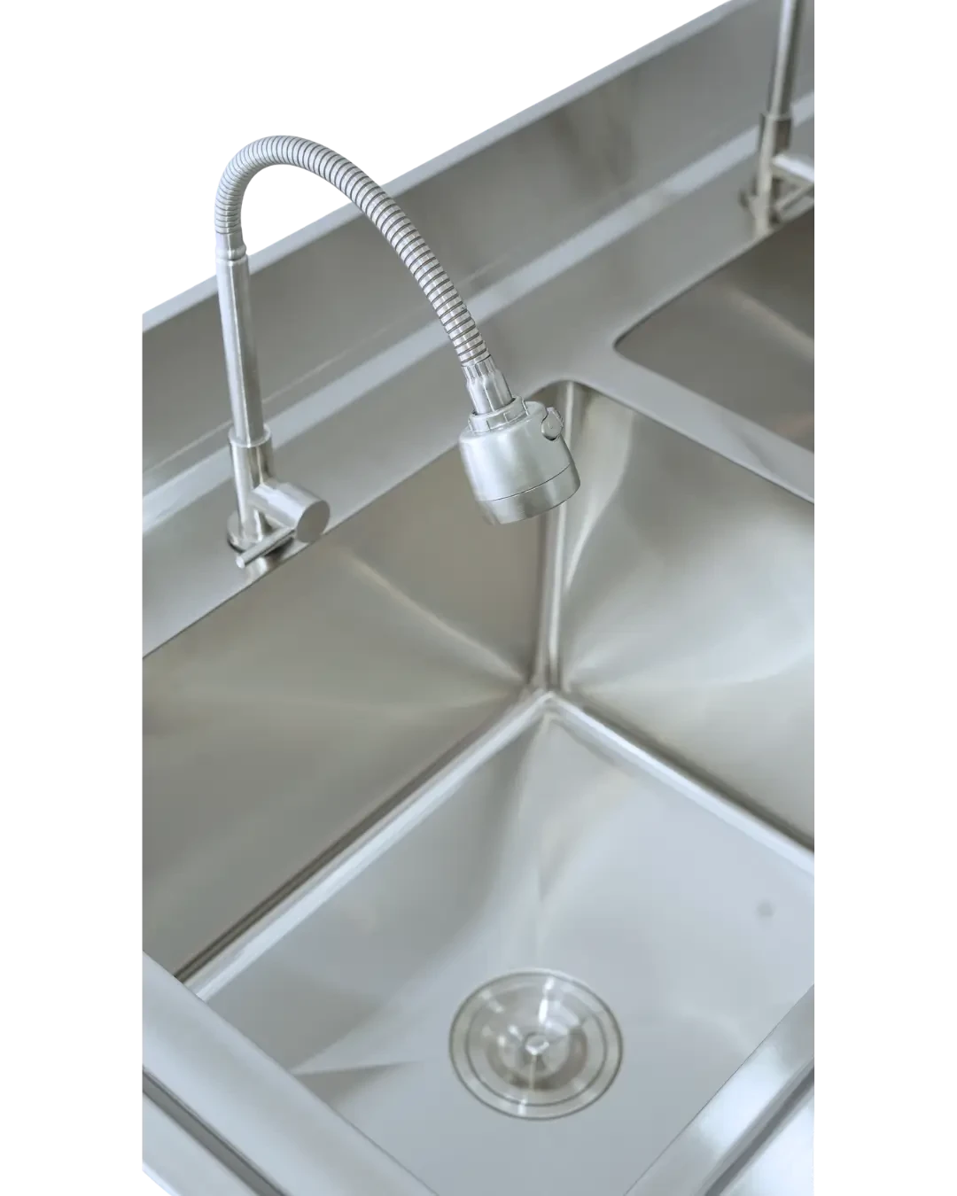 Kitchen Sink 2 Lubang Stainless Steel | Mutu KCS-127H2 - 3203