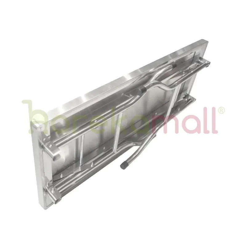 Meja Dapur Lipat Round Tube Stainless Steel | Mutu FWT-157RC - 2448