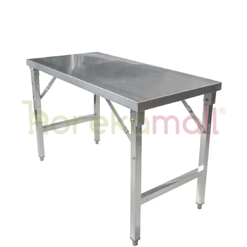Meja Dapur Lipat Stainless Steel Square Tube | Mutu FWT-127SC - 2455