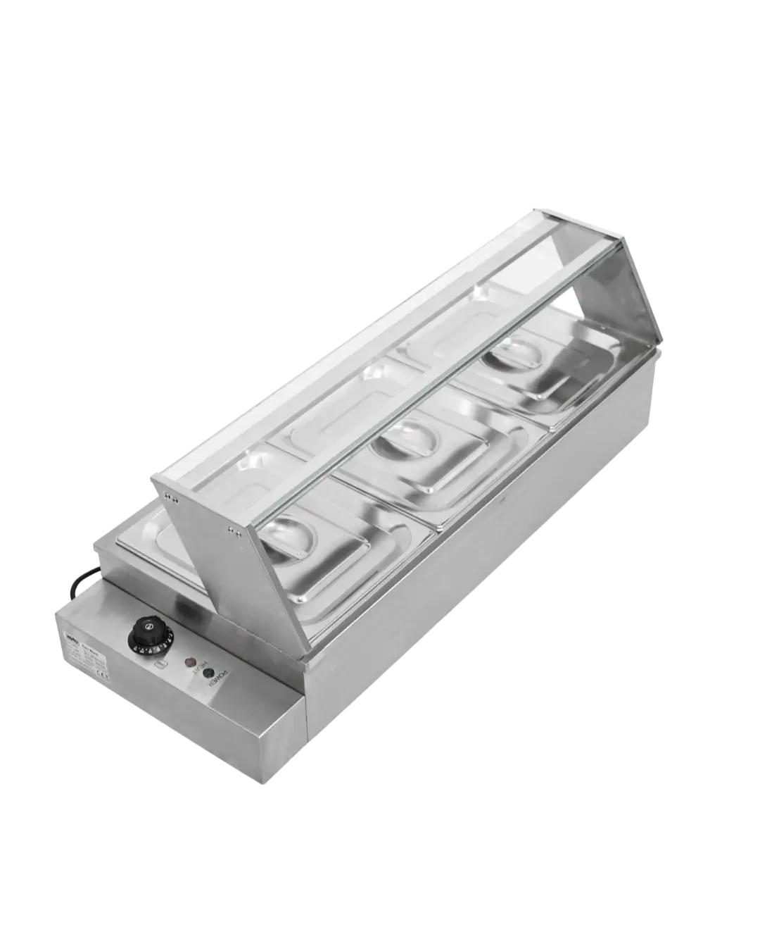 Pemanas Makanan Elektrik Bain Marie 3 Pan Stainless | Mutu EBM-3 - 5062