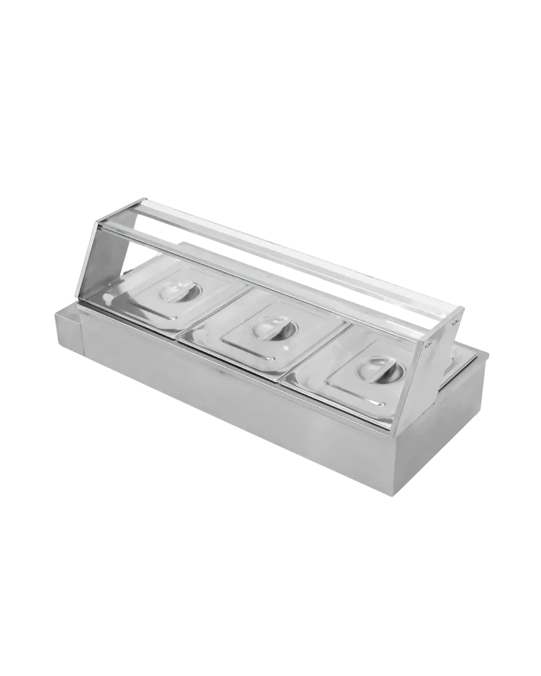Pemanas Makanan Elektrik Bain Marie 3 Pan Stainless | Mutu EBM-3 - 5068