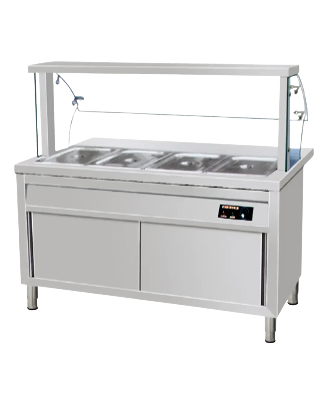 Showcase Makanan Hangat dengan Kaca Catering | Mutu FEW-150CBG - 4632