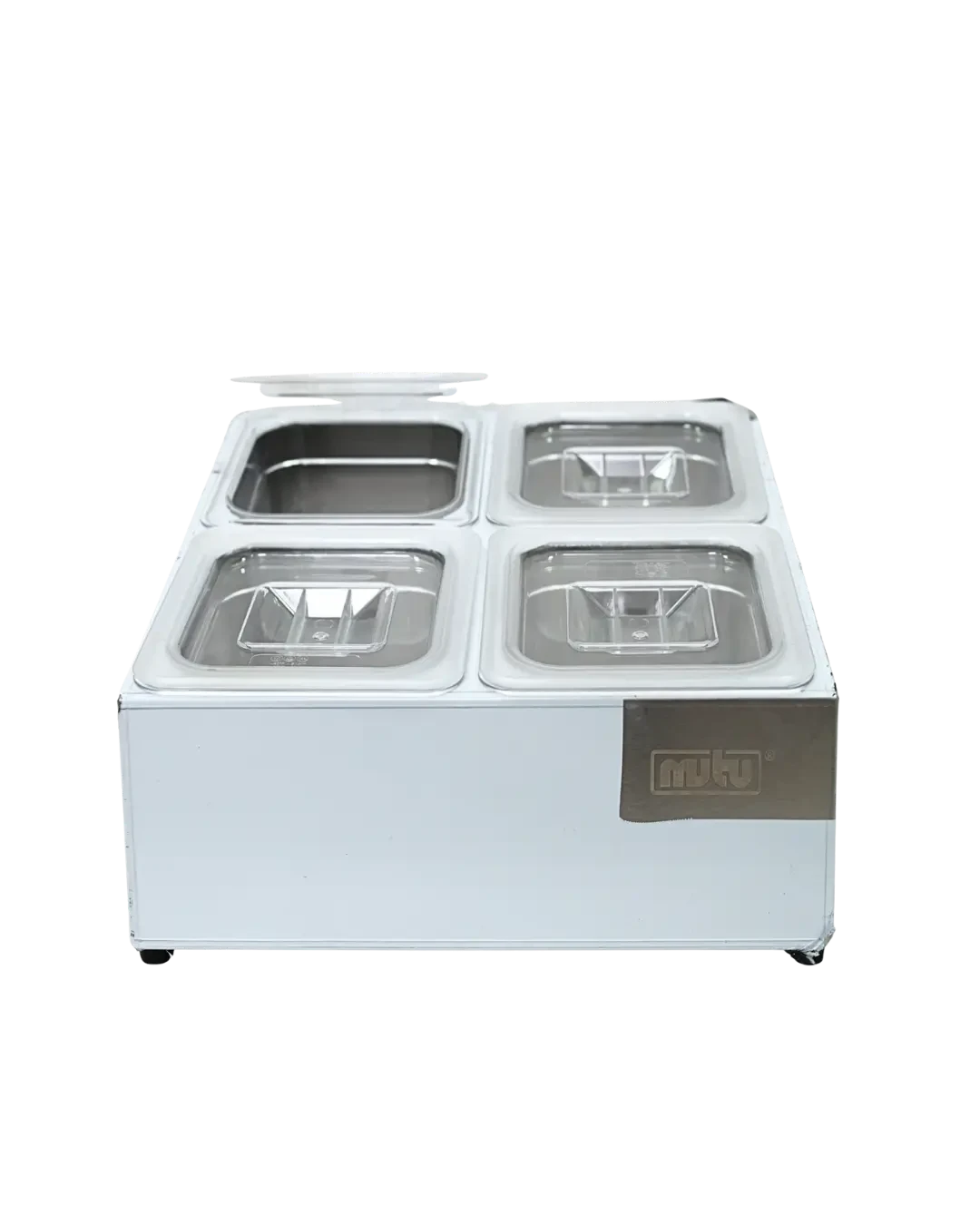 Topping Bar Stainless 4 Kompartemen Insert PC Set Display Saus | Mutu CMD-22PC - 5694
