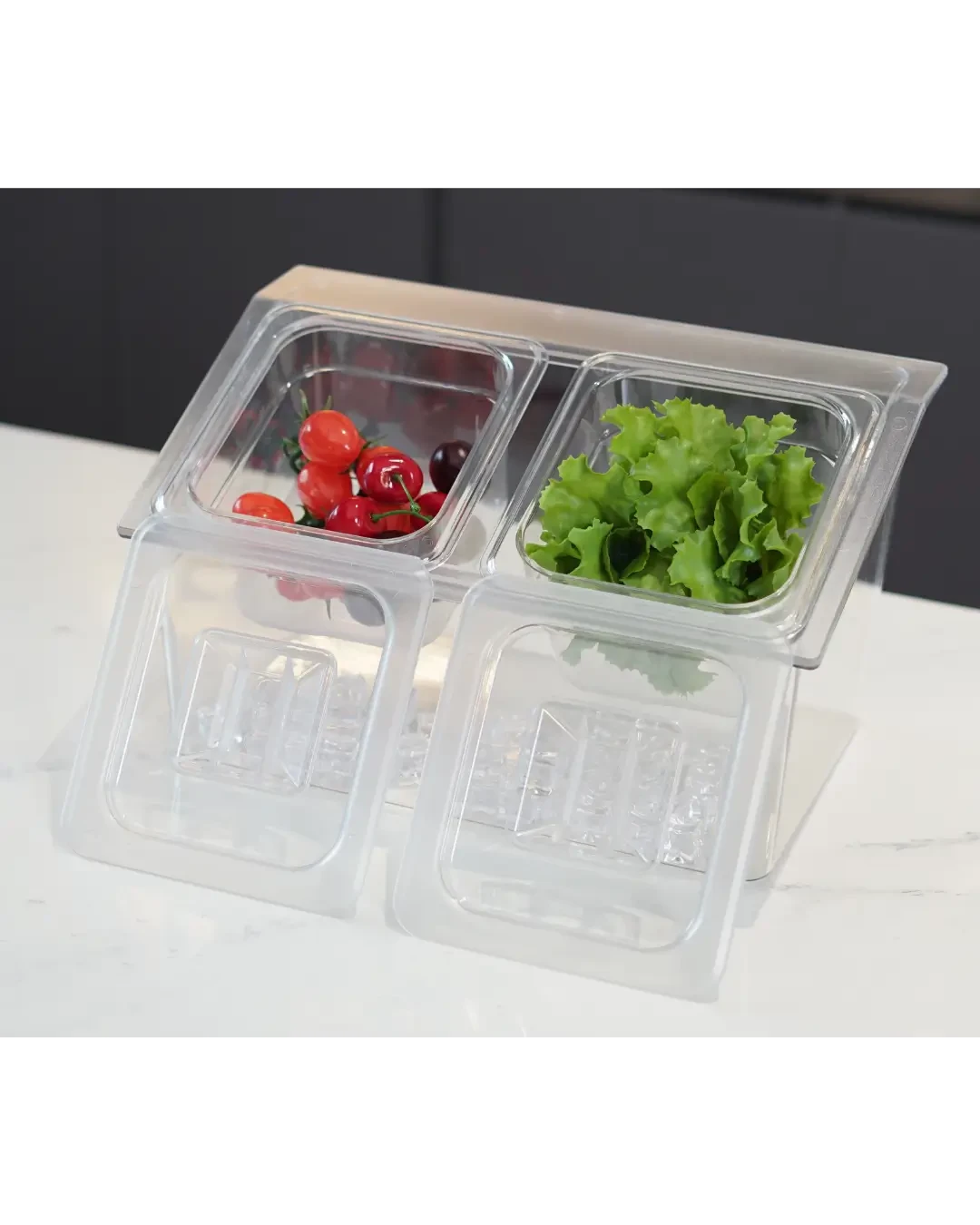 Tray Compact Base Dispenser Setup Bumbu Meja Kecil | Mutu BCD-S - 4488