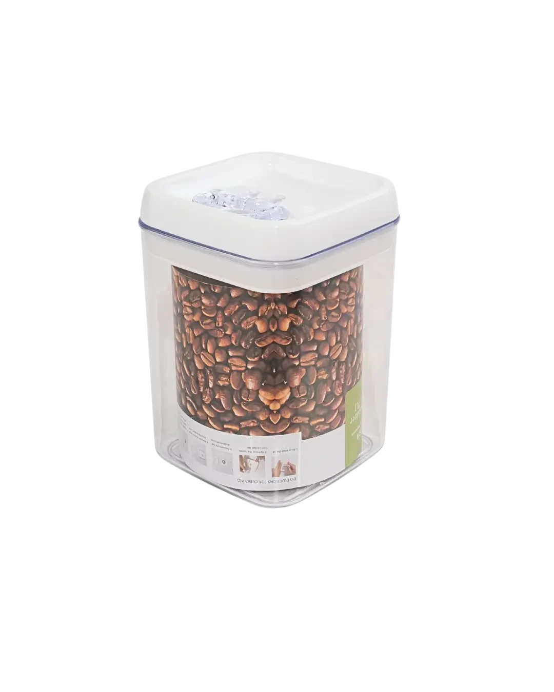 Penyimpanan Biji Kopi Kokoh & Elegan Kedap Udara Storage Sealed Tank 1,7L | Mutu SST-268S - 3621